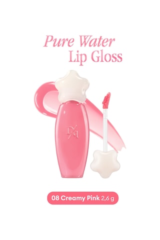 Dasique Pure Water Lip Gloss 08 Creamy Pink
