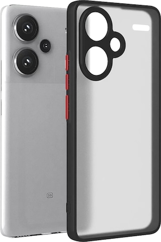 Newface Xiaomi Redmi Note 13 Pro Plus Kılıf Montreal Silikon Kapak - Siyah Resimdeki