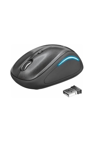 Trust 22333 YVI FX Led Işıklı Kablosuz/Wireless Mouse Siyah