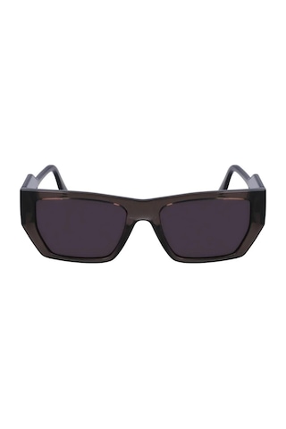Karl Lagerfeld Kl6123s 020 54 Unisex Dikdörtgen Şeffaf Füme Kemik Güneş Gözlüğü