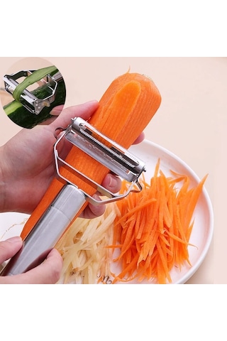 Çok Amaçlı Jülyen Soyucu Meyve Sebze Soyacak Salatalık Kabak Havu