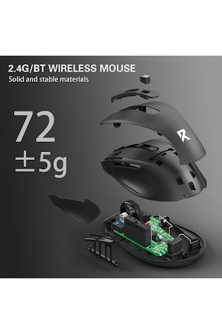 Redragon Bm-4091-pro Çift Modlu Kablosuz Fareler 4000 Dpı 001