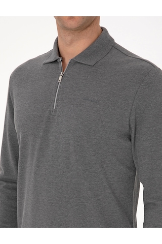 Pierre Cardin Erkek Antrasit Melanj Sweatshirt 50314046-vr081 Antrasit Melanj
