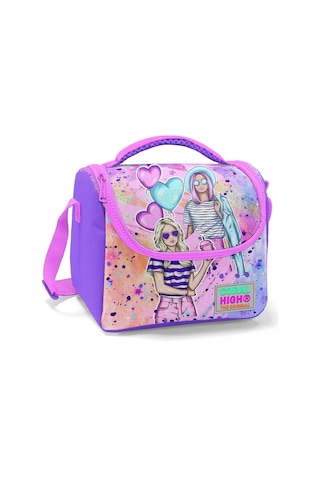Coral High Pembe Mor Fashion Girl Isı Yalıtımlı Beslenme Çantası - Kız Çocuk