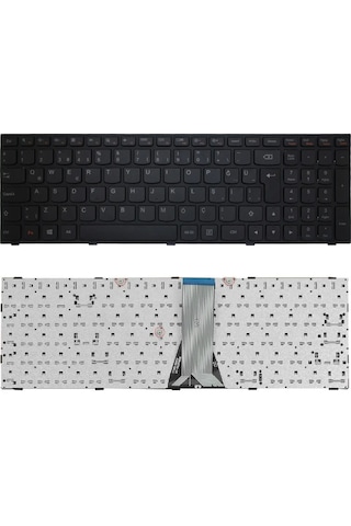 Siyah, Notebook Klavye - Lenovo Ideapad 300-15ısk Type 80q700s0tx Muadili İle Uyumlu