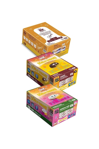 Eti Puf Kakao + Renkli + Hindistan Cevizli 3 x 48'li