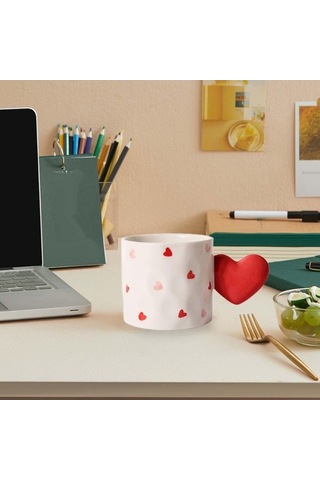 Createtech Homyl Seramik Kahve Kupa Yaratıcı Su Bardağı A A Diğer