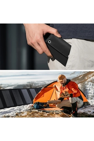 Motion003 Yeşil Ordu 6 Katlı Güneş Şarj Cihazı Pil Paneli Taşınabilir Güç Kaynağı Hızlı Usb Şarj Fotovoltaik Kampçılık Rv Telefon Tablet Fanlar İçin