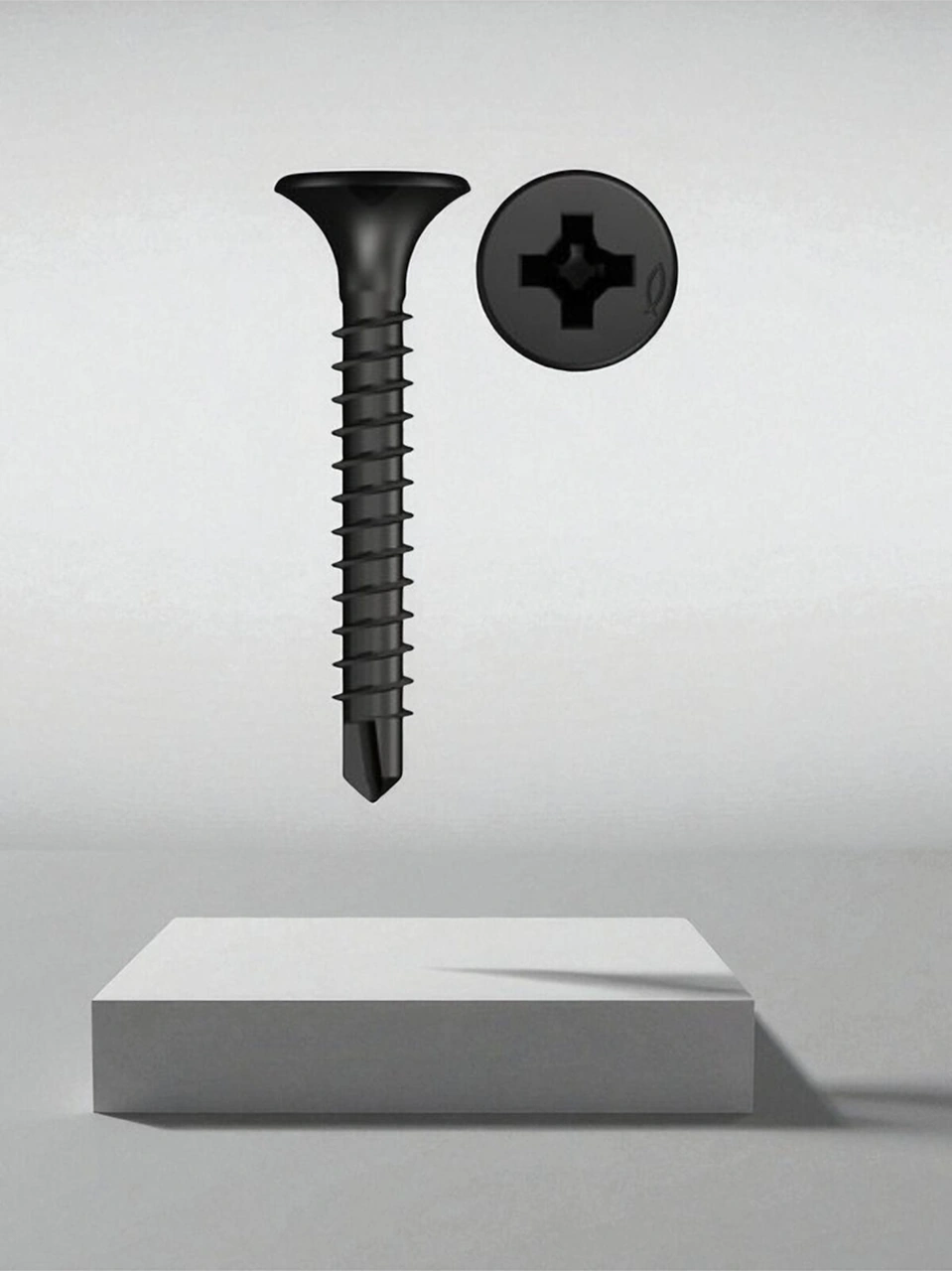 Matkap Uçlu Alçıpan Vidası Siyah Vida 3.5 X 35 Mm 100 Adet -