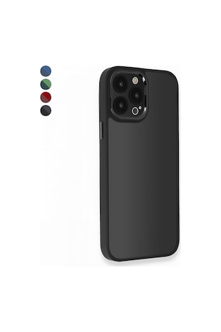 Apple Uyumlu iPhone 11 Pro Max Kılıf Freya Lazer Lens Kamera Çerçeveli Silikon Kapak