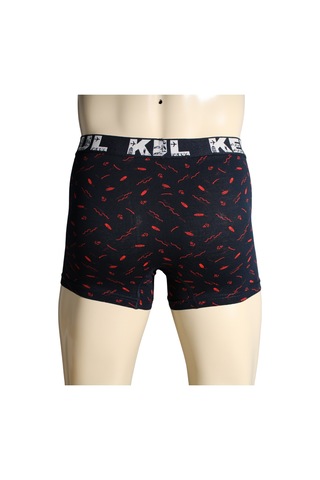 Kenn Paul Erkek Desenli Pamuklu Lüks Boxer Yumuşak Kumaş Rahat Boxer Çok Renkli