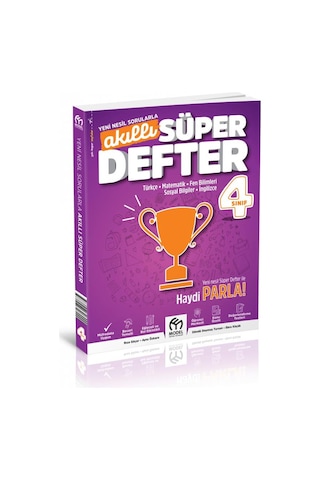 Model Eğitim Yayınları 4. Sınıf Tüm Dersler Süper Akıllı Defter Y