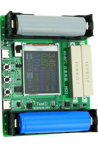 Maoyaya Herklotzn 18650 Lityum Pil Modülü, Dahili Direnç Ölçer