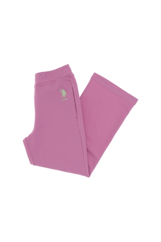 U.S. Polo Assn. Kız Çocuk Fuşya Loose Fit İki İplik Eşofman Altı 50306296-VR023