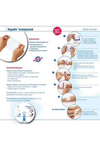 Hypafix Hipoalerjenik Şerit Flaster Sargı Tutucu Bant 10 CM x 10 M 3 Adet