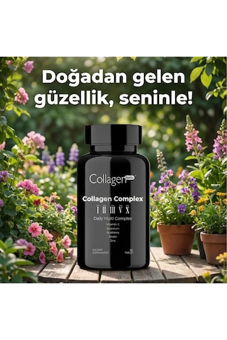 Collagen Forte Platinum 5 Tip Kolajen Vitamin ve Mineral İçeren Takviye Gıda 500 MG 90 Tablet