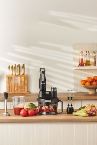 Homend Functionall 2808H Mutfak Robotu Siyah Gri