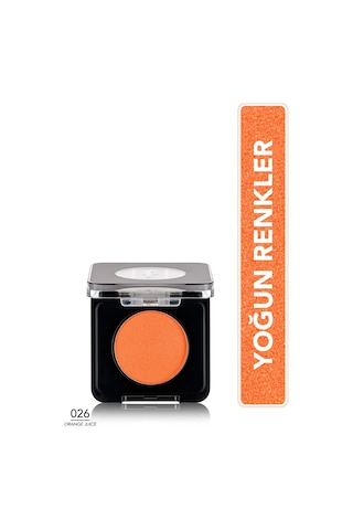 Flormar Mono Yüksek Pigmentli & Mat Bitişli Kompakt Göz Farı 026 Orange Juice
