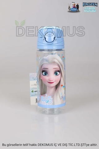 Yeni Sezon Lisanslı Frozen Elsa 500 Ml Trıtan Matara Açık Mavi Çok Renkli