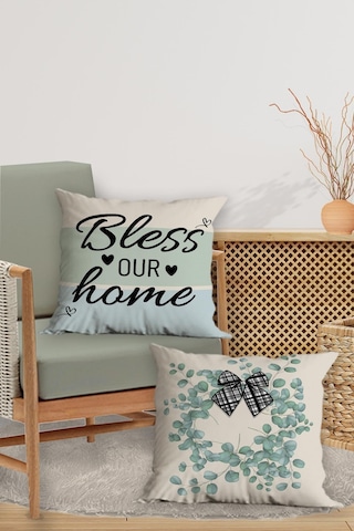 Belle Benoit Baskılı Dekoratif 4'lü Koltuk Kırlent Kılıfı Desen26