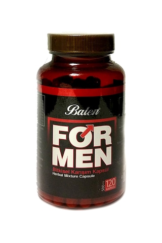 Balen For Men Bitkisel Karışım 120 Kapsül 500 MG Balen For Men Bitkisel Karışım 120 Kapsül 500 MG