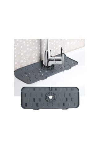 Mutfak Banyo Lavabo Kenarı Silikon Matı Altın