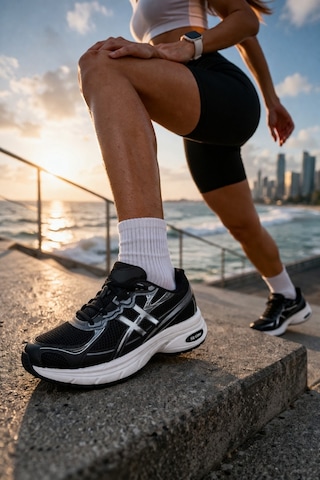 Muggo Hynex Kadın Kalın Taban Bağcıklı Günlük Sneaker Spor Ayakkabı Siyah