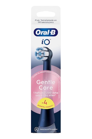 Oral-b İo Gentle Care Siyah Diş Fırçası Yedek Başlığı 4 Adet 63459149