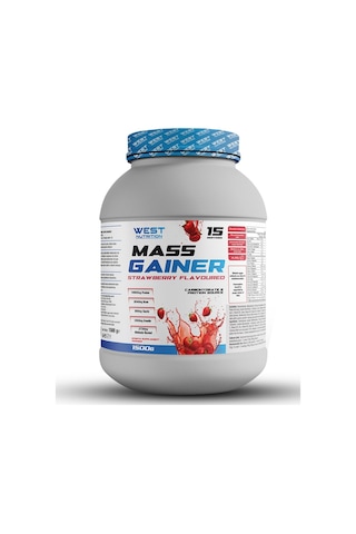 West Nutrition Mass Gainer Karbonhidrat Tozu 1500 Gr 15 Servis + Hediye