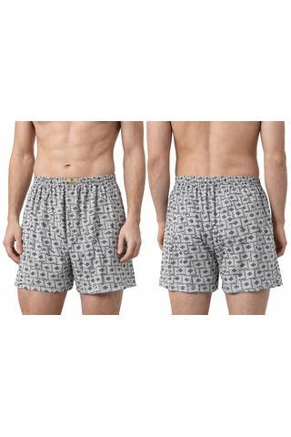 Abarta Erkek Boxer Short- 3 Adet Çok Renkli