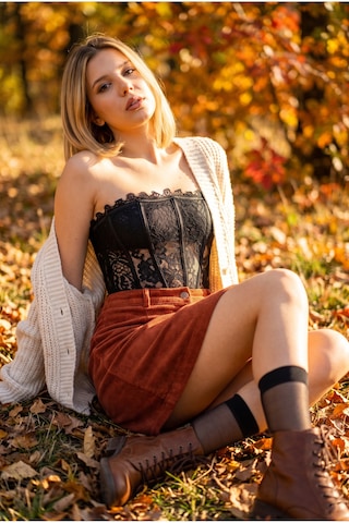 Feminen Kabarık Hacim Bel Detaylı Fermuarlı Pedli Transparan Vintage Dantel Parti Abiye Kokteyl Davet Gece Bluz Crop siyah