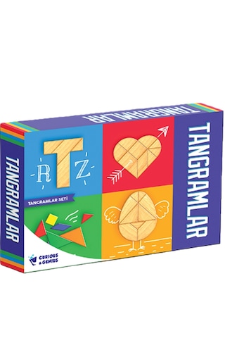 Tangramlar Seti Görsel Düşünme Ve Zeka Geliştiren