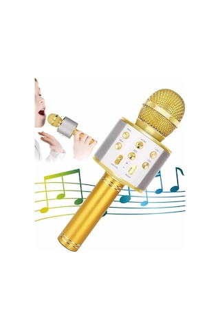 Mey İthalat Karaoke Mikrofon Dahili Hoparlörlü Sd-usb-aux Girişli Bluetooth Hoparlör