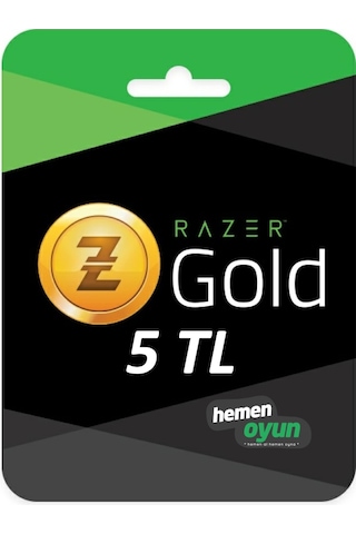 5 TL Razer Gold 5 TL Razer Gold E-Pin 5 TL Razer Gold 5 TL Razer Gold E-Pin