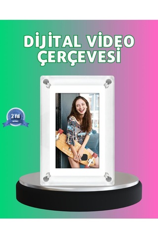 450 Nit Yüksek Parlaklık 7 İnç Dijital Resim Çerçevesi Her Açıdan Net Görüntü-131326