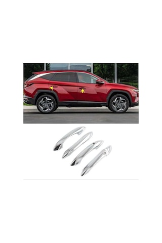 Hyundai Tucson 2021 Sonrası Kapı Kolu Sensörlü Abs Krom