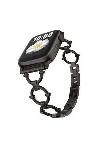 Mobilteam Watch 7 45mm Uyumlu Krd-56 Metal Kordon-siyah