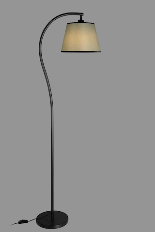 Lugano Modern İskandinav Deveboyunlu Köşe Lambaderi -siyah Metal Ayaklı Şapkalı Salon Lambası -okuma Odası,yatak Odası, Çalışma Odası, Ofis Aydınlatma Konik Diğer