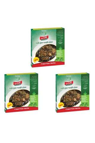 Yelpaze Kamchin Pişmiş Ghormeh Sabzi İran Yemeği 3 x 400 G