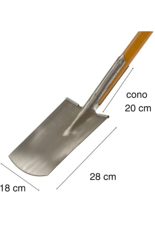 Handy 20895t Kare Çelik Bel Küreği T Saplı 95 Cm