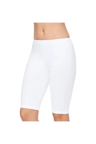 Bayan Kısa Tayt 2218 Gri Melanj