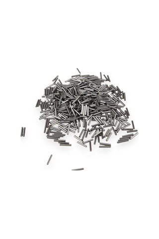 Metal Gri Kaplama Boru 12 Mm Boncuk 44 Gr