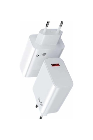 67w - 362 - Hızlı Şarj Yüksek Voltaj Korumalı Type C - Ece-umay - Şarj Adaptörü