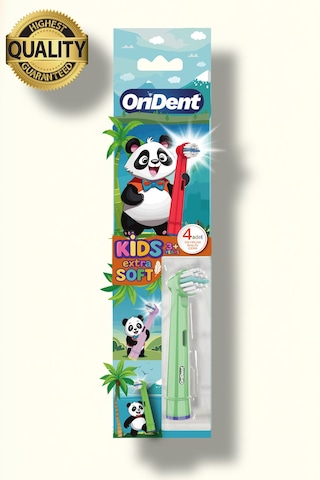 Panda Kids - Çocuklara Özel Oral-b Uyumlu 8 Adet Yedek Başlık Nazik Temizlik Ve Diş Eti Koruması