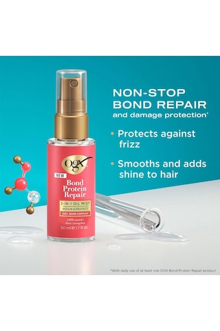 Ogx Bond Protein Repair 3 Etkili Yağ 50 Ml Saç Serumu
