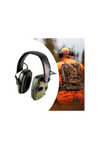 Dolıty İnşaat Çim Biçme İçin Elektronik Kulak Koruma Yeşil