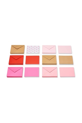 American Greetings Zarflı Boş Kartlar, Kalp Mektup Kağıdı, 200 Adet