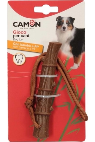 Camon Bambu, İp Ve Pp Karışımlı Eğlenceli Çubuk Köpek Oyuncağı 18.5 Cm