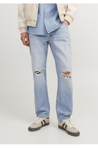 Jack & Jones Erkek Chris 921 Relaxed Fit Jean 12252799 Blue Denim