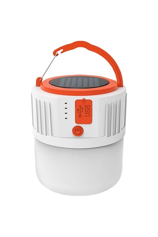 Jfyoda Çok Fonksiyonlu Usb Kamp Fener Taşınabilir Güneş Paneli Beyaz